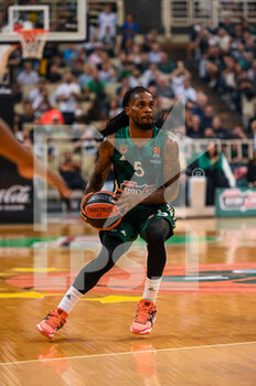 06/10/2022 - Paris Lee of Panathinaikos Athens BC in action during the Turkish Airlines Euroleague Basketball match between Panathinaikos BC and Real Madrid at OAKA ALTION Arena on October 6, 2022 in Athens, Greece. - PANATHINAIKOS VS REAL MADRID - EUROLEAGUE - BASKET