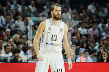 2022-10-27 - Sergio Rodriguez of Real Madrid during the Turkish Airlines Euroleague basketball match between Real Madrid and Virtus Segafredo Bologna on October 27, 2022 at Wizink Center in Madrid, Spain - BASKETBALL - EUROLEAGUE - REAL MADRID V BOLOGNA - EUROLEAGUE - BASKETBALL