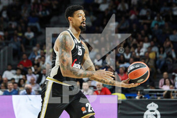 2022-10-27 - Jordan Mickey of Bologna during the Turkish Airlines Euroleague basketball match between Real Madrid and Virtus Segafredo Bologna on October 27, 2022 at Wizink Center in Madrid, Spain - BASKETBALL - EUROLEAGUE - REAL MADRID V BOLOGNA - EUROLEAGUE - BASKETBALL