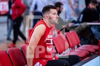 2022-11-04 - #25 ALEC PETERS of Olympiacos Piraeus during the Euroleague, Round 6  match between Olympiacos Piraeus vs Valencia Basket at Peace And Friendship Stadium on November 4, 2022 in Athens, Greece. - OLYMPIACOS BC VS VALENCIA BASKET - EUROLEAGUE - BASKETBALL