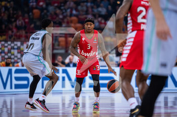 2022-11-04 - #3 ISAIAH CANAAN of Olympiacos Piraeus during the Euroleague, Round 6  match between Olympiacos Piraeus vs Valencia Basket at Peace And Friendship Stadium on November 4, 2022 in Athens, Greece. - OLYMPIACOS BC VS VALENCIA BASKET - EUROLEAGUE - BASKETBALL