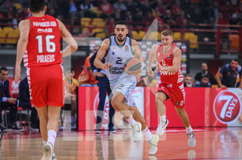 2022-11-04 - #2 JOSEP PUERTO
 of Valencia Basket during the Euroleague, Round 6 match between Olympiacos Piraeus vs Valencia Basket at Peace And Friendship Stadium on November 4, 2022 in Athens, Greece - OLYMPIACOS BC VS VALENCIA BASKET - EUROLEAGUE - BASKETBALL
