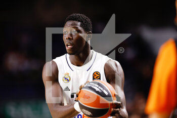 17/11/2022 - Eli John Ndiaye of Real Madrid during the Turkish Airlines Euroleague basketball match between Real Madrid and Alba Berlin on november 17, 2022 at Wizink Center pavilion in Madrid, Spain - BASKETBALL - EUROLEAGUE - REAL MADRID V ALBA BERLIN - EUROLEAGUE - BASKET