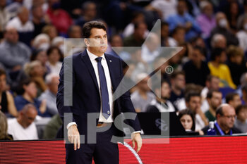 2022-11-17 - Israel Gonzalez, head coach of Alba Berlin during the Turkish Airlines Euroleague basketball match between Real Madrid and Alba Berlin on november 17, 2022 at Wizink Center pavilion in Madrid, Spain - BASKETBALL - EUROLEAGUE - REAL MADRID V ALBA BERLIN - EUROLEAGUE - BASKETBALL