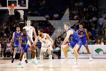 2022-11-17 - Sergio Rodriguez of Real Madrid and Jaleen Smith of Alba Berlin during the Turkish Airlines Euroleague basketball match between Real Madrid and Alba Berlin on november 17, 2022 at Wizink Center pavilion in Madrid, Spain - BASKETBALL - EUROLEAGUE - REAL MADRID V ALBA BERLIN - EUROLEAGUE - BASKETBALL