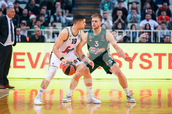 23/11/2022 - #19 IFFE LUNDBERG of Virtus Segafredo Bologna in action during the Euroleague, Round 9, match between Panathinaikos Athens and Virtus Segafredo Bologna at OAKA Stadium on November 23, 2022 in Athens, Greece. - PANATHINAIKOS ATHENS VS SEGAFREDO VIRTUS BOLOGNA - EUROLEAGUE - BASKET