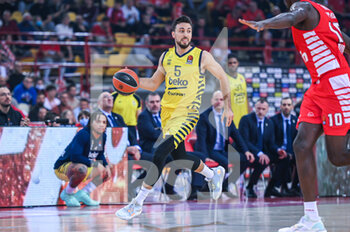 2022-12-13 - #5 ISMET AKPINAR of Fenerbahce during the Turkish Airlines Euroleague match between Olympiacos Piraeus and Fenerbahce Beko Istanbul at Peace and Friendship Stadium on December 13, 2022 in Piraeus, Greece - OLYMPIACOS PIRAEUS VS FENERBAHCE BEKO ISTANBUL - EUROLEAGUE - BASKETBALL