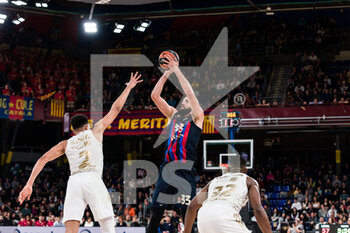 2022-12-09 - Nikola Mirotic of FC Barcelona during the Turkish Airlines EuroLeague Basketball match between FC Barcelona and LDLC Asvel on December 9, 2022 at Palau Blaugrana in Barcelona, Spain - BASKETBALL - EUROLEAGUE - FC BARCELONA V ASVEL - EUROLEAGUE - BASKETBALL