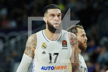 2022-12-22 - Vincent Poirier of Real Madrid during the Turkish Airlines Euroleague basketball match between Real Madrid and ASVEL Lyon-Villeurbanne on December 22, 2022 at Wizink Center in Madrid, Spain - BASKETBALL - EUROLEAGUE - REAL MADRID V ASVEL - EUROLEAGUE - BASKETBALL