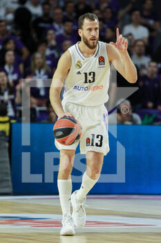 2022-12-22 - Sergio Rodriguez of Real Madrid during the Turkish Airlines Euroleague basketball match between Real Madrid and ASVEL Lyon-Villeurbanne on December 22, 2022 at Wizink Center in Madrid, Spain - BASKETBALL - EUROLEAGUE - REAL MADRID V ASVEL - EUROLEAGUE - BASKETBALL