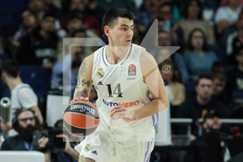 2022-12-22 - Gabriel Deck of Real Madrid during the Turkish Airlines Euroleague basketball match between Real Madrid and ASVEL Lyon-Villeurbanne on December 22, 2022 at Wizink Center in Madrid, Spain - BASKETBALL - EUROLEAGUE - REAL MADRID V ASVEL - EUROLEAGUE - BASKETBALL