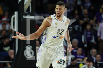 2022-12-22 - Walter Samuel Tavares da Veiga of Real Madrid during the Turkish Airlines Euroleague basketball match between Real Madrid and ASVEL Lyon-Villeurbanne on December 22, 2022 at Wizink Center in Madrid, Spain - BASKETBALL - EUROLEAGUE - REAL MADRID V ASVEL - EUROLEAGUE - BASKETBALL