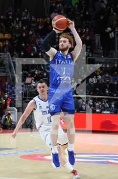 2022-02-27 - during the FIBA World Cup 2023 qualifiers game Italy Vs. Iceland at the Paladozza sports palace in Bologna, February 27, 2022 - Photo: Michele Nucci - FIBA WORLD CUP QUALIFIERS - ITALIA VS ISLANDA - INTERNATIONALS - BASKETBALL