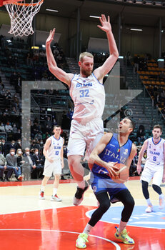 2022-02-27 - Tryggvi Hlinason (Iceland) during the FIBA World Cup 2023 qualifiers game Italy Vs. Iceland at the Paladozza sports palace in Bologna, February 27, 2022 - Photo: Michele Nucci - FIBA WORLD CUP QUALIFIERS - ITALIA VS ISLANDA - INTERNATIONALS - BASKETBALL