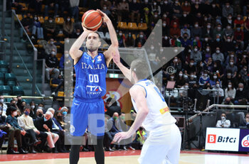 2022-02-27 - Amedeo Della Valle (Italy) during the FIBA World Cup 2023 qualifiers game Italy Vs. Iceland at the Paladozza sports palace in Bologna, February 27, 2022 - Photo: Michele Nucci - FIBA WORLD CUP QUALIFIERS - ITALIA VS ISLANDA - INTERNATIONALS - BASKETBALL