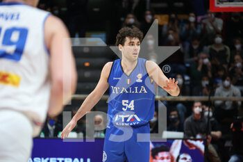 2022-02-27 - Alessandro Pajola (Italy) during the FIBA World Cup 2023 qualifiers game Italy Vs. Iceland at the Paladozza sports palace in Bologna, February 27, 2022 - Photo: Michele Nucci - FIBA WORLD CUP QUALIFIERS - ITALIA VS ISLANDA - INTERNATIONALS - BASKETBALL