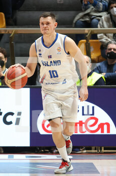 2022-02-27 - Elvar Fridriksson (Iceland) during the FIBA World Cup 2023 qualifiers game Italy Vs. Iceland at the Paladozza sports palace in Bologna, February 27, 2022 - Photo: Michele Nucci - FIBA WORLD CUP QUALIFIERS - ITALIA VS ISLANDA - INTERNATIONALS - BASKETBALL