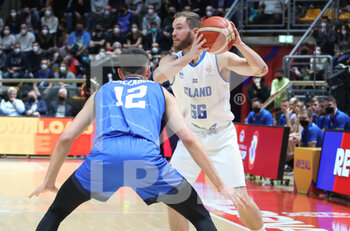 2022-02-27 - Sigtryggur Arnar Björnsson (Iceland) during the FIBA World Cup 2023 qualifiers game Italy Vs. Iceland at the Paladozza sports palace in Bologna, February 27, 2022 - Photo: Michele Nucci - FIBA WORLD CUP QUALIFIERS - ITALIA VS ISLANDA - INTERNATIONALS - BASKETBALL