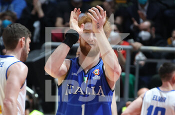 2022-02-27 - Niccolo' Mannion (Italy) during the FIBA World Cup 2023 qualifiers game Italy Vs. Iceland at the Paladozza sports palace in Bologna, February 27, 2022 - Photo: Michele Nucci - FIBA WORLD CUP QUALIFIERS - ITALIA VS ISLANDA - INTERNATIONALS - BASKETBALL
