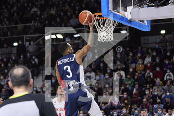 2022-02-24 - David MICHINEAU (3) of France during the FIBA World Cup 2023, European qualifiers, 1st round Group E Basketball match between France and Portugal on February 24, 2022 at Palais des Sports Jean-Michel Geoffroy in Dijon, France - FIBA WORLD CUP 2023, EUROPEAN QUALIFIERS, 1ST ROUND GROUP E - FRANCE AND PORTUGAL - INTERNATIONALS - BASKETBALL