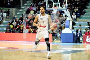 2022-02-25 - Emmanuel LECOMTE (4) of Belgium during the FIBA World Cup 2023, European qualifiers, 1st round Group A Basketball match between Belgium and Latvia on February 25, 2022 at the Mons Arena in Mons, Belgium - FIBA WORLD CUP 2023, EUROPEAN QUALIFIERS, 1ST ROUND GROUP A - BELGIUM VS LATVIA - INTERNATIONALS - BASKETBALL