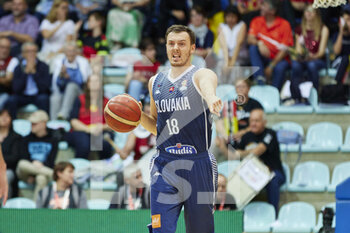 2022-06-30 - Martin BACHAN (18) of Slovakia during the FIBA Basketball World Cup 2023 Qualifiers, 1st round Group A, between Belgium and Slovakia on June 30, 2022 at the Mons Arena in Mons, Belgium - BASKETBALL - FIBA BASKETBALL WORLD CUP 2023 QUALIFIERS - BELGIUM V SLOVAKIA - INTERNATIONALS - BASKETBALL
