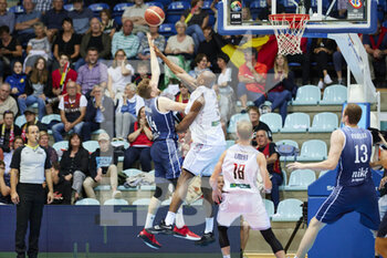 2022-06-30 - David ABRHAM (14) of Slovakia during the FIBA Basketball World Cup 2023 Qualifiers, 1st round Group A, between Belgium and Slovakia on June 30, 2022 at the Mons Arena in Mons, Belgium - BASKETBALL - FIBA BASKETBALL WORLD CUP 2023 QUALIFIERS - BELGIUM V SLOVAKIA - INTERNATIONALS - BASKETBALL