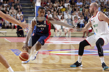 2022-07-04 - Theo MALEDON (11) of France during the FIBA Basketball World Cup 2023 Qualifiers, 1st round Group E, between France and Hungary on July 4, 2022 at the Vendespace in Mouilleron-le-Captif, France - BASKETBALL - FIBA BASKETBALL WORLD CUP 2023 QUALIFIERS - FRANCE V HUNGARY - INTERNATIONALS - BASKETBALL