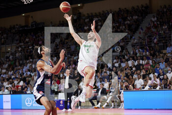 2022-07-04 - Rosco ALLEN (5) of Hungary during the FIBA Basketball World Cup 2023 Qualifiers, 1st round Group E, between France and Hungary on July 4, 2022 at the Vendespace in Mouilleron-le-Captif, France - BASKETBALL - FIBA BASKETBALL WORLD CUP 2023 QUALIFIERS - FRANCE V HUNGARY - INTERNATIONALS - BASKETBALL