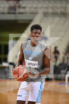 09/08/2022 - KOSTAS ANTETOKOUNMPO #37 of Greek Basketball Team react during the friendly match between the Greek National Team and the Spanish National Team at OAKA Stadium on August 9, 2022 in Athens, Greece. - FRIENDLY MATCH - GREECE VS SPAIN - INTERNAZIONALI - BASKET