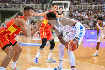 09/08/2022 - KOSTAS ANTETOKOUNMPO #37 of Greek Basketball Team react during the friendly match between the Greek National Team and the Spanish National Team at OAKA Stadium on August 9, 2022 in Athens, Greece. - FRIENDLY MATCH - GREECE VS SPAIN - INTERNAZIONALI - BASKET