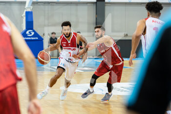 2022-08-25 - 25.08.2022, Fribourg, Saint-Leonard, FIBA Eurobasket Pre-Qualifiers: Switzerland - Austria, #7 Selim Fofana (Switzerland) against #8 Enis Murati (Austria) - FIBA EUROBASKET PRE-QUALIFIERS: SWITZERLAND - AUSTRIA - INTERNATIONALS - BASKETBALL