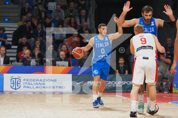 2022-11-11 - Marco Spissu (Italy) and Alberto Diaz Ortiz (Spain)  - 2023 FIBA ​​WORLD CUP QUALIFIERS - ITALY VS SPAIN - INTERNATIONALS - BASKETBALL