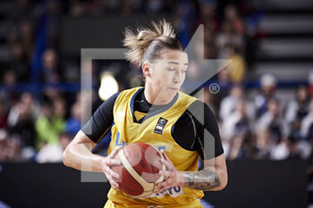 2022-11-27 - Olga MAZNICHENKO (10) of Ukraine during the FIBA Women's EuroBasket 2023, Qualifiers Group B, Basketball match between France and Ukraine on November 27, 2022 at Halle Andre Vacheresse in Roanne, France - BASKETBALL - FIBA WOMEN'S EUROBASKET QUALIFIERS - FRANCE V UKRAINE - INTERNATIONALS - BASKETBALL
