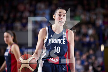 2022-11-27 - Sarah MICHEL (10) of France during the FIBA Women's EuroBasket 2023, Qualifiers Group B, Basketball match between France and Ukraine on November 27, 2022 at Halle Andre Vacheresse in Roanne, France - BASKETBALL - FIBA WOMEN'S EUROBASKET QUALIFIERS - FRANCE V UKRAINE - INTERNATIONALS - BASKETBALL