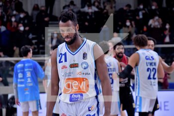 2022-01-23 - Eric Lombardi  (GeVi Napoli basket) - DOLOMITI ENERGIA TRENTINO VS GEVI NAPOLI - ITALIAN SERIE A - BASKETBALL