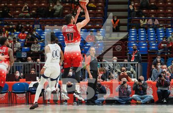 2022-01-30 - Giampaolo Ricci from AX Armani Exchange Olimpia Milano  - A|X ARMANI EXCHANGE MILANO VS FORTITUDO BOLOGNA - ITALIAN SERIE A - BASKETBALL