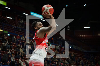 2022-01-30 - Troy Daniels from AX Armani Exchange Olimpia Milano   - A|X ARMANI EXCHANGE MILANO VS FORTITUDO BOLOGNA - ITALIAN SERIE A - BASKETBALL