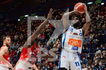 2022-04-16 - Jordan Parks (GeVi Basket Napoli)  - A|X ARMANI EXCHANGE MILANO VS GEVI NAPOLI - ITALIAN SERIE A - BASKETBALL
