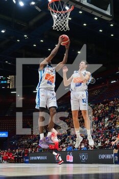 2022-04-16 - Jordan Parks (GeVi Basket Napoli) & Pierpaolo Marini (GeVi Basket Napoli)  - A|X ARMANI EXCHANGE MILANO VS GEVI NAPOLI - ITALIAN SERIE A - BASKETBALL