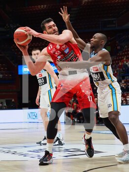 2022-04-13 - Giampaolo Ricci from AX Armani Exchange Olimpia Milano  - AX ARMANI EXCHANGE MILANO VS VANOLI CREMONA - ITALIAN SERIE A - BASKETBALL