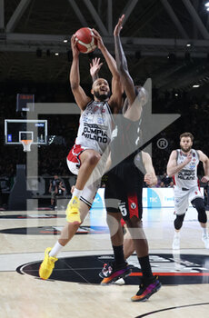 2022-06-08 - Shavon Shields (Armani Exchange Milano) during game 1 of the finals of the championship playoffs Italian basketball series A1 Segafredo Virtus Bologna Vs. Armani Exchange Olimpia Milano at the Segafredo Arena - Bologna, June 8, 2022 - Photo: Michele Nucci - VIRTUS SEGAFREDO BOLOGNA VS AX ARMANI EXCHANGE MILANO - ITALIAN SERIE A - BASKETBALL