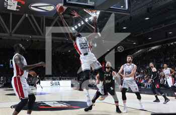 2022-06-08 - Jerian Grant (Armani Exchange Milano) during game 1 of the finals of the championship playoffs Italian basketball series A1 Segafredo Virtus Bologna Vs. Armani Exchange Olimpia Milano at the Segafredo Arena - Bologna, June 8, 2022 - Photo: Michele Nucci - VIRTUS SEGAFREDO BOLOGNA VS AX ARMANI EXCHANGE MILANO - ITALIAN SERIE A - BASKETBALL
