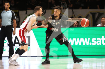 2022-06-08 - Malcolm Delaney (Armani Exchange Milano) during game 1 of the finals of the championship playoffs Italian basketball series A1 Segafredo Virtus Bologna Vs. Armani Exchange Olimpia Milano at the Segafredo Arena - Bologna, June 8, 2022 - Photo: Michele Nucci - VIRTUS SEGAFREDO BOLOGNA VS AX ARMANI EXCHANGE MILANO - ITALIAN SERIE A - BASKETBALL