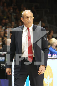 2022-06-10 - Ettore Messina (head coach of Armani Exchange Milano) during game 2 of the finals of the championship playoffs Italian basketball series A1 Segafredo Virtus Bologna Vs. Armani Exchange Olimpia Milano at the Segafredo Arena - Bologna, June 10, 2022 - Photo: Michele Nucci - VIRTUS SEGAFREDO BOLOGNA VS AXARMANI EXCHANGE MILANO - ITALIAN SERIE A - BASKETBALL