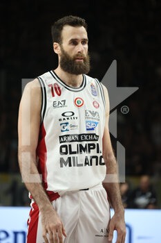 2022-06-10 - Luigi Datome (Armani Exchange Milano) during game 2 of the finals of the championship playoffs Italian basketball series A1 Segafredo Virtus Bologna Vs. Armani Exchange Olimpia Milano at the Segafredo Arena - Bologna, June 10, 2022 - Photo: Michele Nucci - VIRTUS SEGAFREDO BOLOGNA VS AXARMANI EXCHANGE MILANO - ITALIAN SERIE A - BASKETBALL