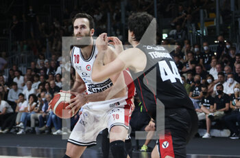 2022-06-10 - Luigi Datome (Armani Exchange Milano) during game 2 of the finals of the championship playoffs Italian basketball series A1 Segafredo Virtus Bologna Vs. Armani Exchange Olimpia Milano at the Segafredo Arena - Bologna, June 10, 2022 - Photo: Michele Nucci - VIRTUS SEGAFREDO BOLOGNA VS AXARMANI EXCHANGE MILANO - ITALIAN SERIE A - BASKETBALL