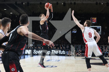 2022-06-10 - Kyle Weems (Segafredo Virtus Bologna) during game 2 of the finals of the championship playoffs Italian basketball series A1 Segafredo Virtus Bologna Vs. Armani Exchange Olimpia Milano at the Segafredo Arena - Bologna, June 10, 2022 - Photo: Michele Nucci - VIRTUS SEGAFREDO BOLOGNA VS AXARMANI EXCHANGE MILANO - ITALIAN SERIE A - BASKETBALL