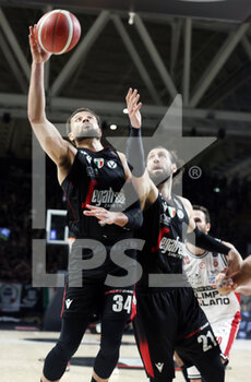 2022-06-10 - Kyle Weems (Segafredo Virtus Bologna) during game 2 of the finals of the championship playoffs Italian basketball series A1 Segafredo Virtus Bologna Vs. Armani Exchange Olimpia Milano at the Segafredo Arena - Bologna, June 10, 2022 - Photo: Michele Nucci - VIRTUS SEGAFREDO BOLOGNA VS AXARMANI EXCHANGE MILANO - ITALIAN SERIE A - BASKETBALL