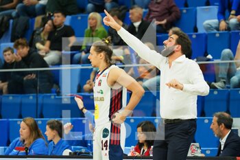 2022-10-15 - Davide Villa, coach della Urania Basket Milano and  Matteo Montano (Urania Milano)  - URANIA MILANO VS JU-VI CREMONA - ITALIAN SERIE A2 - BASKETBALL